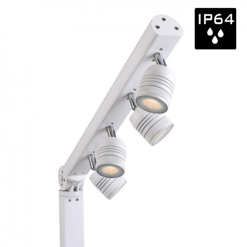 BTI-AKKUPOLE WHITE POSTE ILUMINACIÓN LED 4x5W IP-64 BATERÍA DMX BRITEQ