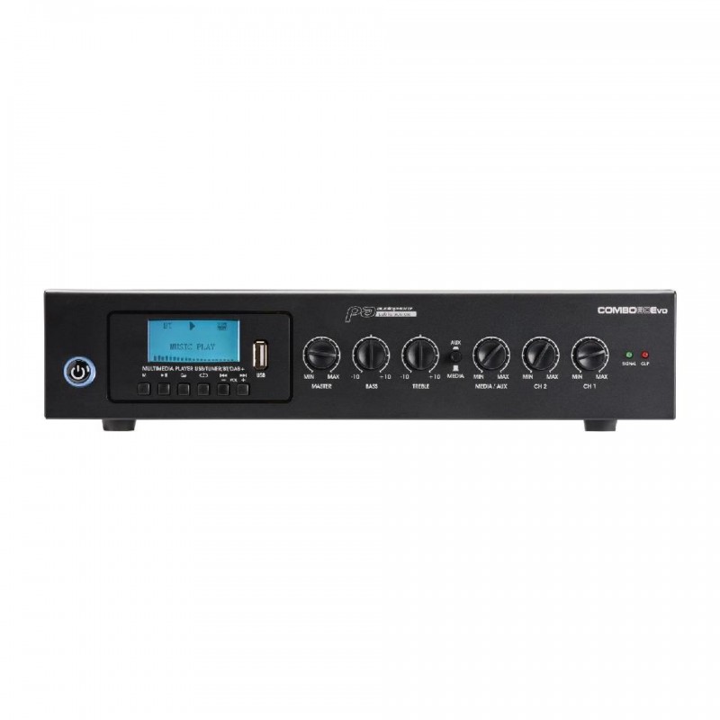 COMBO60 Evo MEZCLADOR 60W 100V RADIO / USB/ BT AUDIOPHONY