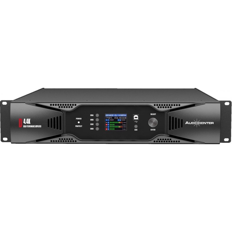 ETAPA POTENCIA DIGITAL DSP D4.4K 4 x1200w AUDIOCENTER