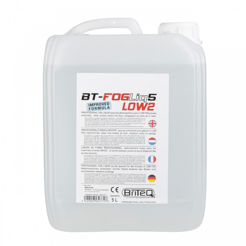 BT-FOGLIQ5 LOW2 5L LÍQUIDO HUMO BAJO BRITEQ