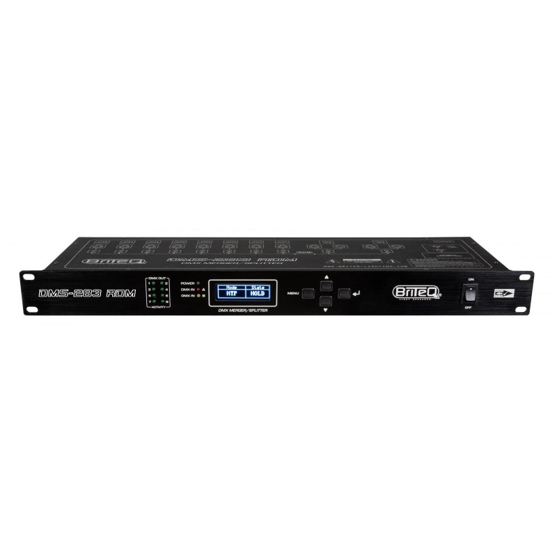 DMS-283 SPLITTER DMX-RDM RACK 1U BRITEQ