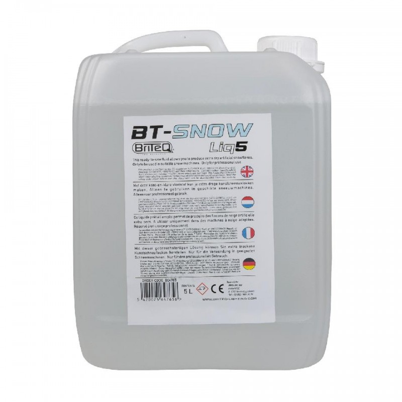 GARRAFA LÍQUIDO NIEVE 5L BT-SNOWLIQ5