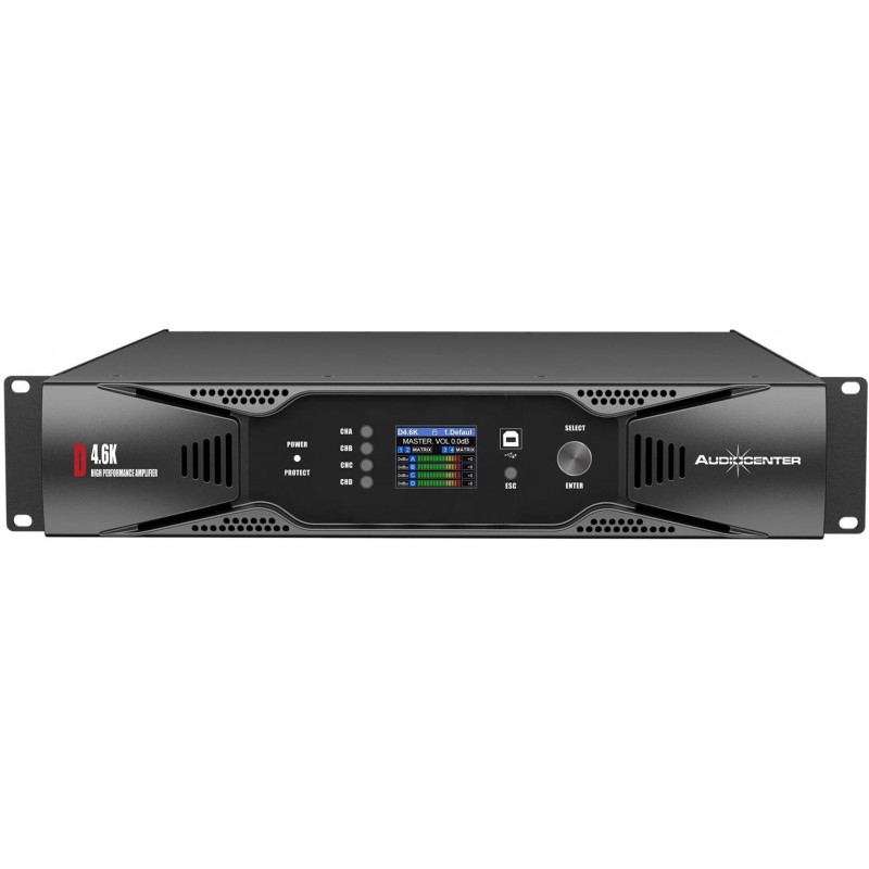 ETAPA POTENCIA DIGITAL DSP D4.6K-D 4 x1750w 4 Ohm DANTE AUDIOCENTER