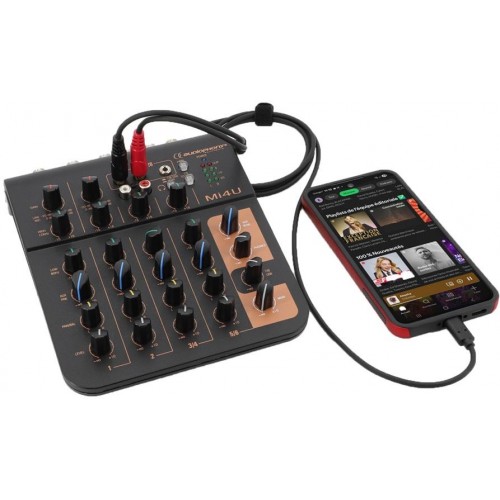 CONVERTIDOR DIGITAL- ANALOGICO USB-C A 2 RCA 2m HILEC