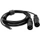 CONVERTIDOR DIGITAL- ANALOGICO USB-C A 2 XLR MACHO 2m HILEC