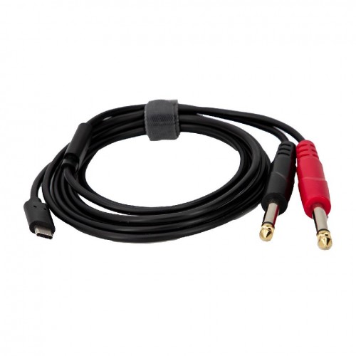 CONVERTIDOR DIGITAL- ANALOGICO (DAC) USB-C A CONECTOR 6,35 mm - 2 m HILEC