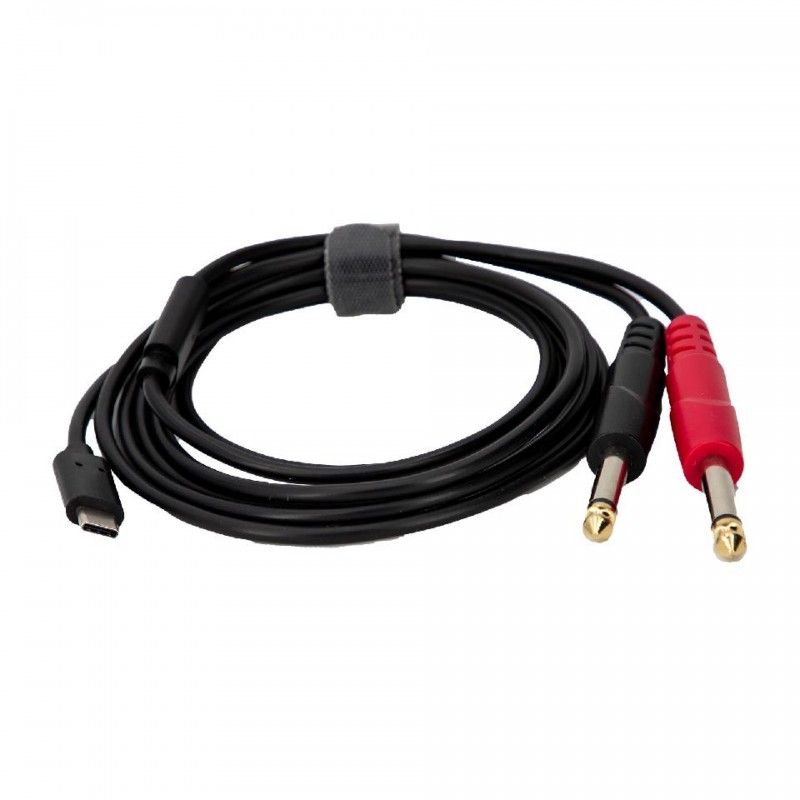 CONVERTIDOR DIGITAL- ANALOGICO (DAC) USB-C A CONECTOR 6,35 mm - 2 m HILEC