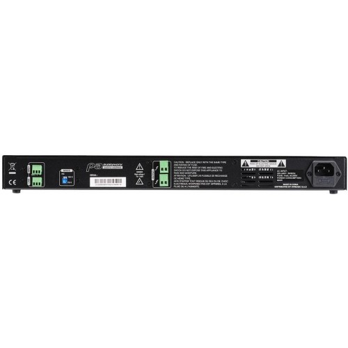 AMP500.1H AMPLIFICADOR LÍNEA 100V  1 x 500 W  CLASE D AUDIOPHONY PA