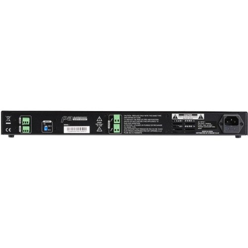 AMP300.1H AMPLIFICADOR LÍNEA 100V  1 x 300 W  CLASE D AUDIOPHONY PA