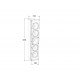 SLINE 441W ALTAVOZ COLUMNA 4x4\"+1\" 200W 100V/ 8ohm IP-56