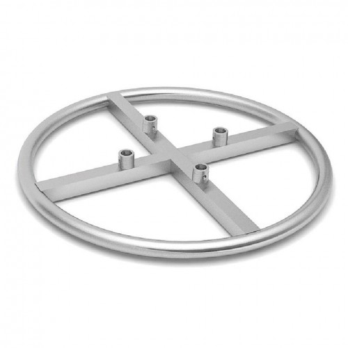 TOT-CIRCLE blk CIRCULO TUBO 50mm PARA TOTEM PLATA