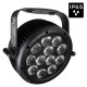 BTI-FLATPAR 12 FOCO PLANO IP65 12 LED RGBAL+UV 20 W BRITEQ
