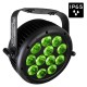 BTI-FLATPAR 12 FOCO PLANO IP65 12 LED RGBAL+UV 20 W BRITEQ