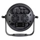 BTI-FLATPAR 12 FOCO PLANO IP65 12 LED RGBAL+UV 20 W BRITEQ