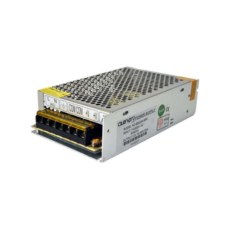 QP-1260 ALIMENTADOR LED 12V 60W QUARKPRO