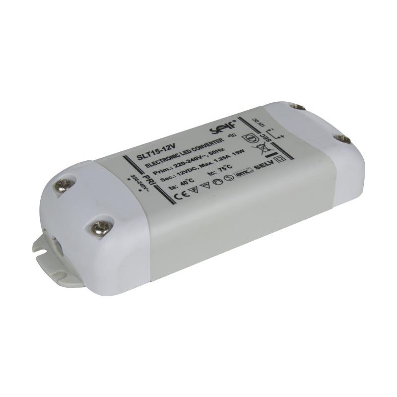 ALIMENTADOR LED DC 12V 1.25A 15W