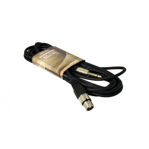 CABLE XLR HEMBRA - JACK 6.3mm MONO 10m QP-AUDIO