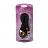 CABLE 2x RCA MACHO - 2x JACK 6.3mm MONO 3m QP AUDIO