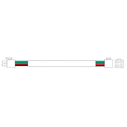 CABLE EXTENSION 4x0.5mm 1.5M TRIOLED