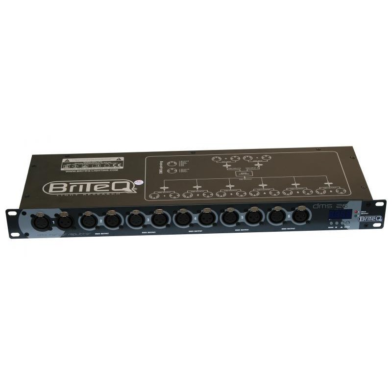 DMS-26 SPLITTER DMX RACK 1U BRITEQ