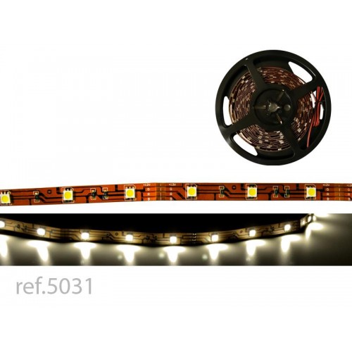 TIRA LED FLEX BLANCO CÁLIDO 5m 30 LED/m 5050 12V IP20