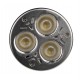 LÁMPARA LED MR-16 3x1W 45º WW