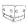 RACK TRANSPORTE 2x K-LA210DSP AUDIOCENTER