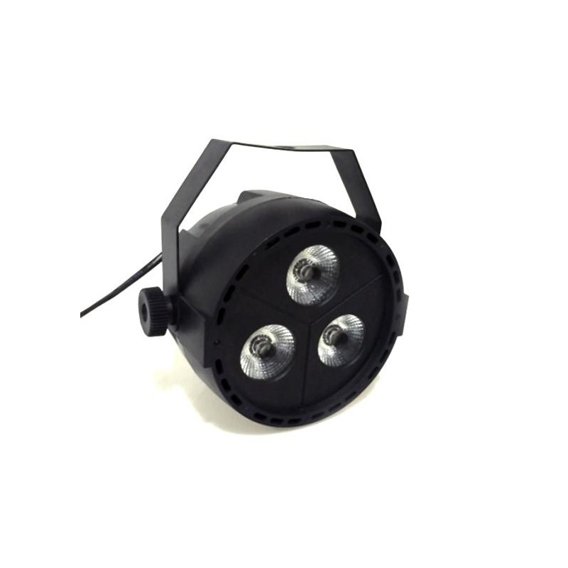 FOCO MINI PAR LED 3X4W RGBW + MANDO LIGHTSIDE