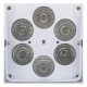 ACCU COLOR WHITE FOCO LED 6x10W RGBWA JBSYSTEMS (BATERÍA INCL.)