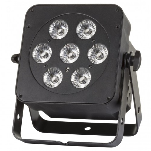 LED PLANO 6en1 FOCO LED PLANO 7x12W RGBW+UV JBSYSTEMS