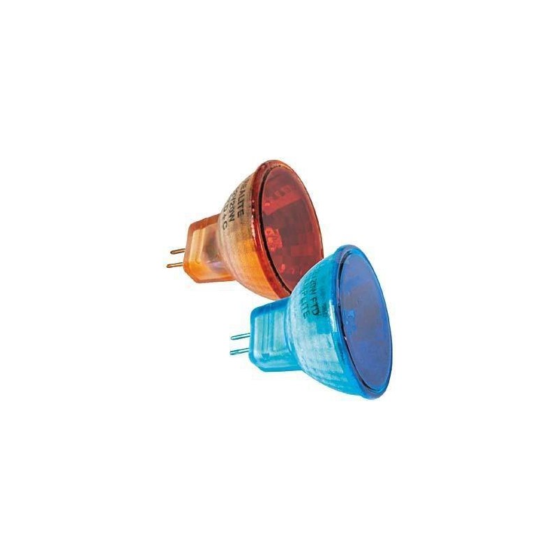 LÁMPARA DICROICA LLAMA VIRTUAL 12V 20W AZUL