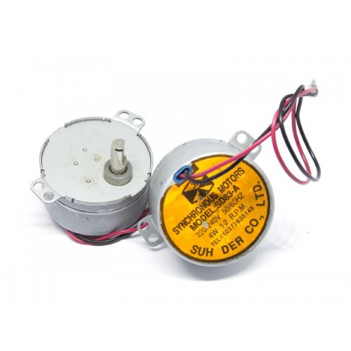 MOTOR COLOR WHEEL TWINKLE 230 1.2 RPM