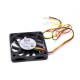 VENTILADOR 60x60x10mm 12VDC 0.24Amp 3 HILOS LYNX