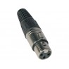 CONECTOR XLR HEMBRA AÉREO 3PIN (2 UNID.) JBSYSTEMS
