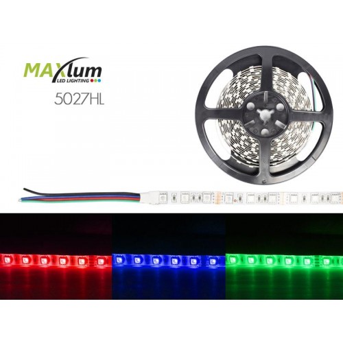 TIRA LED FLEX RGB 5m 60 LED/m 5050 12V IP20 MAXLUM