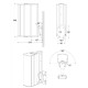 iLINE43SUPW SOPORTE PARED BLANCO iLINE43 AUDIOPHONY