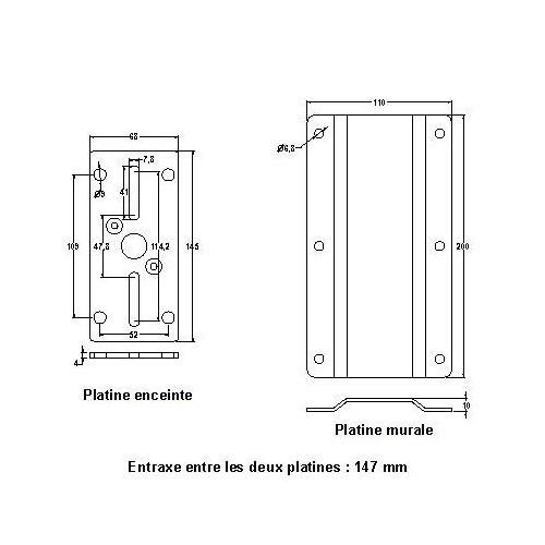 BS/6-1 SOPORTE PARED ORIENTABLE 20KG AUDIOPHONY