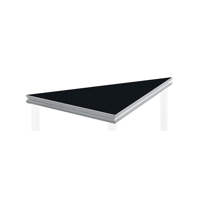 PLTS-T1x1 TARIMA 1x1m 750kg/m² TRIANGULAR NEGRA CONTESTAGE
