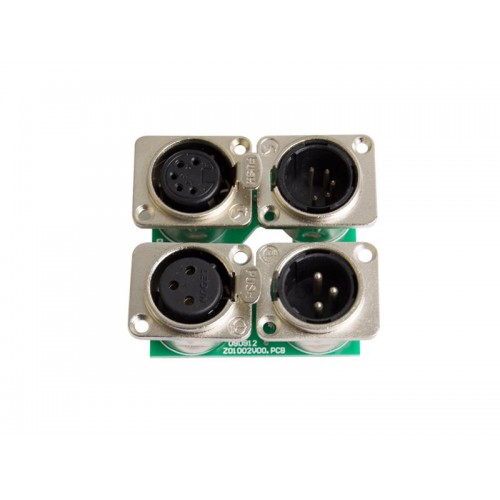 PLACA CONECTORES XLR / DIN  (Z01002V00.PCB) QL-624 MX-QUAD