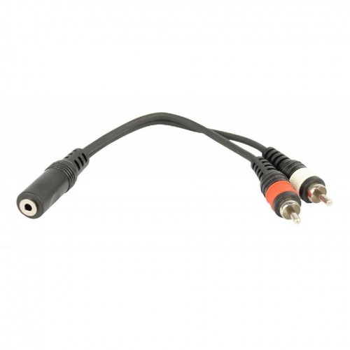 CABLE MINI JACK 3.5 HEMBRA ST A 2  RCA MACHO HILEC