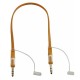 CABLE PLANO 1 JACK 6.3 ST A 1 JACK 6.3 ST 0.5m HILEC