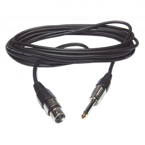 CABLE 1 XLR HEMBRA A 1 JACK 6.3mm MONO 1.5m HILEC