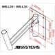 WB-L30 SOPORTE ALTAVOZ PARED UNIVERSAL 40KG JBSYSTEMS