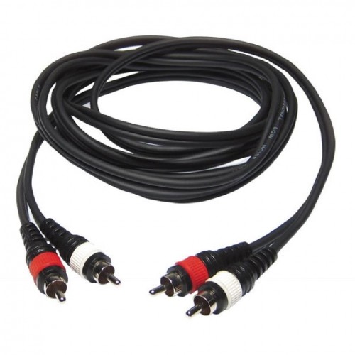 CABLE 2 RCA MACHO A 2 RCA MACHO 6m HILEC