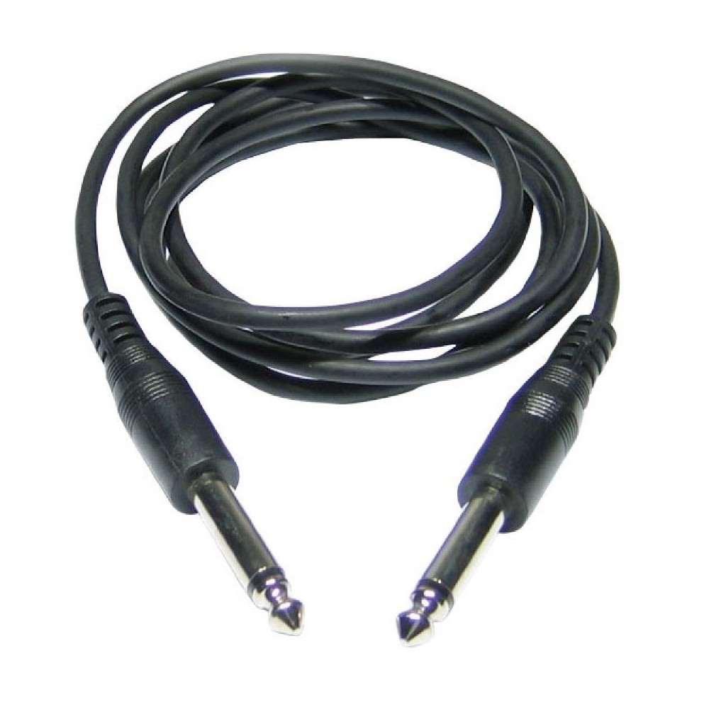 CL-05/3 CABLE 6mm JACK 6.3mm MONO - JACK 6.3mm MONO 3m HILEC - Power Light