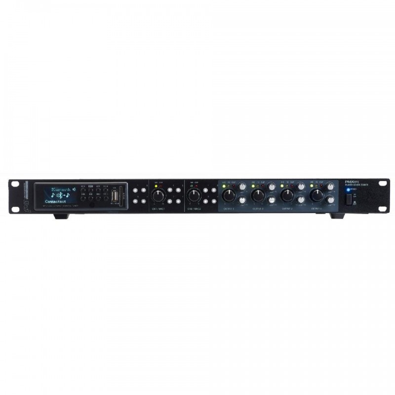 PMX34 MEZCLADOR - 2 IN / 4 OUT - USB / SD / TUNER / BLUETOOTH AUDIOPHONY