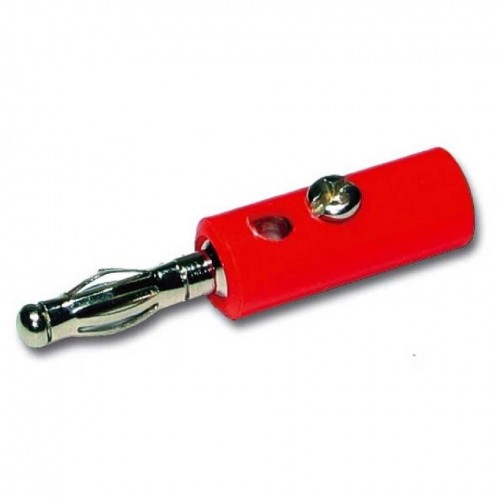 CONECTOR BANANA ROJO HILEC