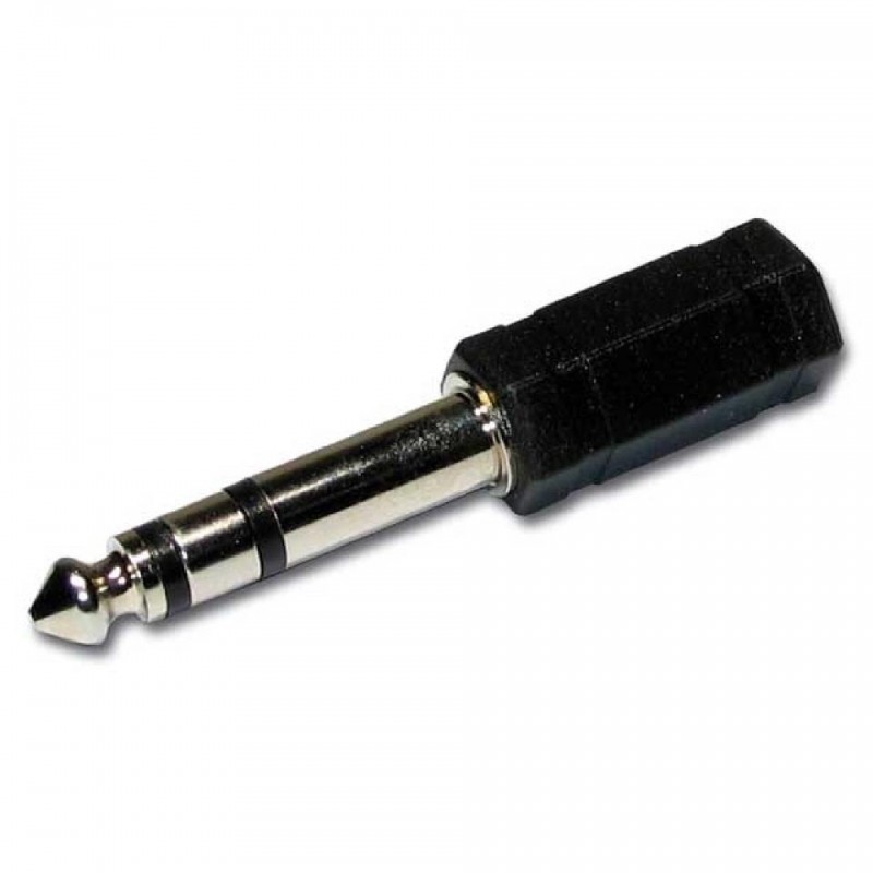 ADAPT. MINI JACK HEMBRA 3.5mm ST - JACK 6.3mm ST