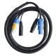 CPCDMXLINK-3 CABLE COMBI POWERCON - XLR 3m HILEC