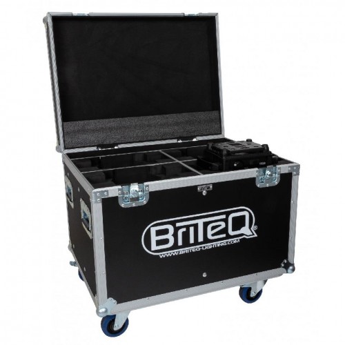 MOVING HEAD CASE 7 - RACK 4x BT-SHARK BRITEQ